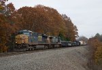 CSX 5212 Leads Q627 at Game Farm Rd. 